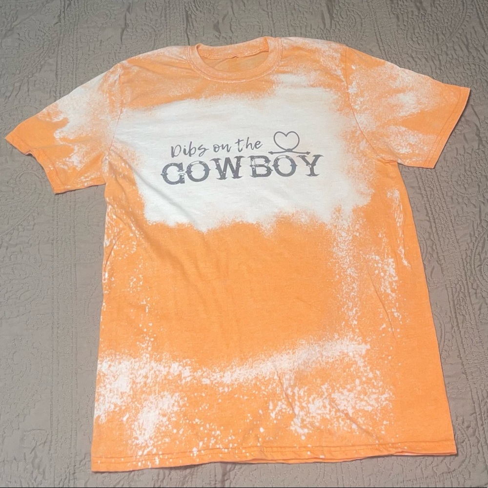 sublimation tee / dibs on the cowboy